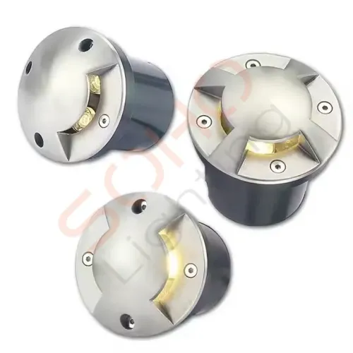 ĐÈN ÂM ĐẤT DẪN LỐI 4 HƯỚNG INOX